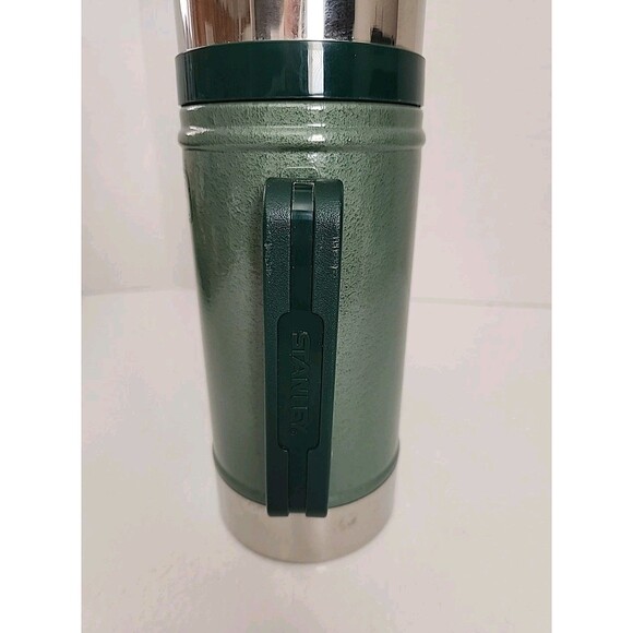Stanley Classic Food Jar 24oz Vacuum Thermos Camping Green HOT COLD NOT USED SEE - Picture 3 of 10